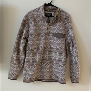 Men’s Quarter a button up fleece jacket
